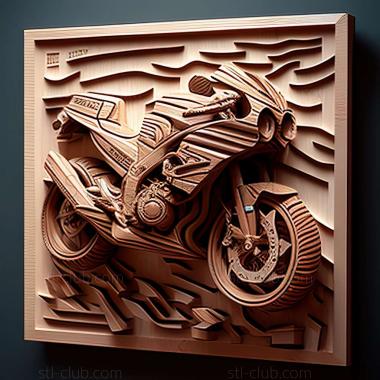 3D мадэль Suzuki GSF 250 Bandit (STL)